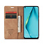 CaseMe - Huawei P40 Lite hoesje - Wallet Book Case - Magneetsluiting - Licht Bruin