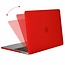 Macbook Pro 13 inch (2020) Hoes - Clip-On Hard Case - Rood
