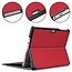 Case2go - Hoes voor de Microsoft Surface Go 2 - Tri-Fold Book Case - Rood