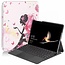 Case2go - Hoes voor de Microsoft Surface Go 2 - Tri-Fold Book Case - Flower fairy