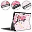 Case2go - Hoes voor de Microsoft Surface Go 2 - Tri-Fold Book Case - Flower fairy