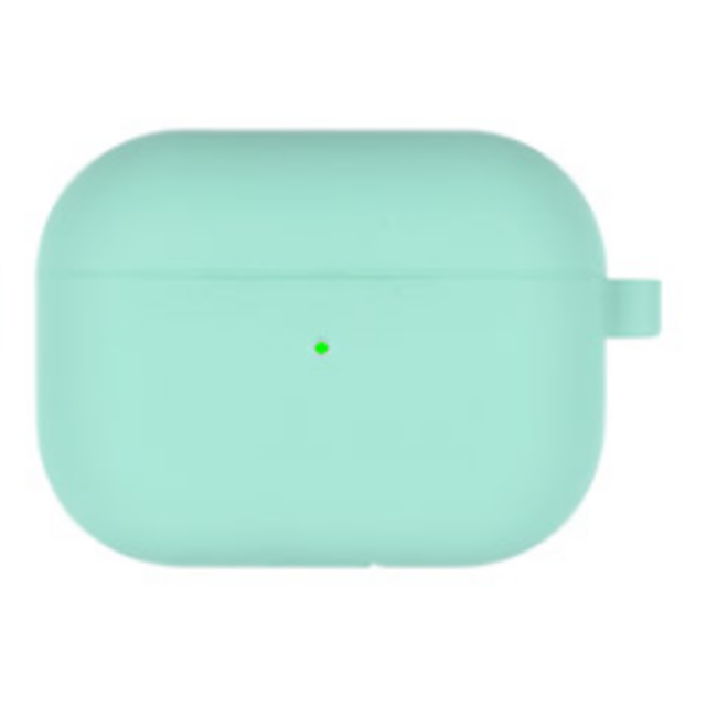 Goospery - Airpods Pro Case - Siliconen beschermhoes met opdruk  - Turquoise