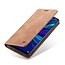 CaseMe - Huawei P Smart (2019) hoesje - Wallet Book Case - Magneetsluiting - Licht Bruin