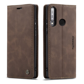 CaseMe CaseMe - Huawei P30 Lite hoesje - Wallet Book Case - Magneetsluiting - Donker Bruin