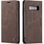 CaseMe CaseMe - Samsung Galaxy S10 Plus hoesje - Wallet Book Case - Magneetsluiting - Donker Bruin