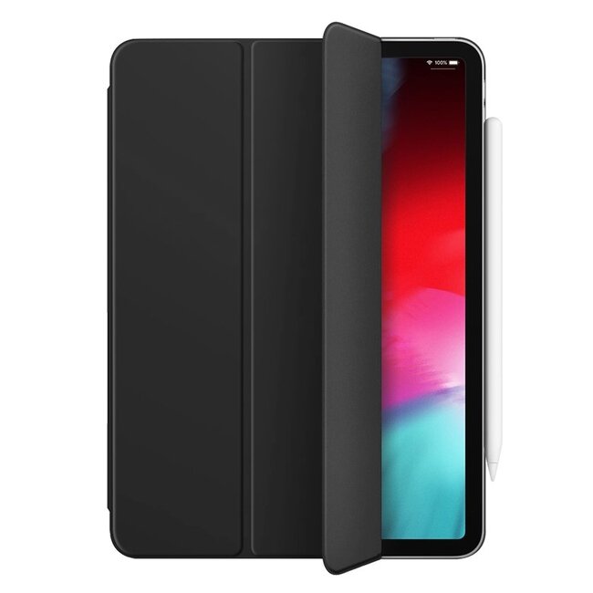 WIWU - iPad Pro 11 (2018) hoes - PU Leren Tri-Fold Book Case - Zwart