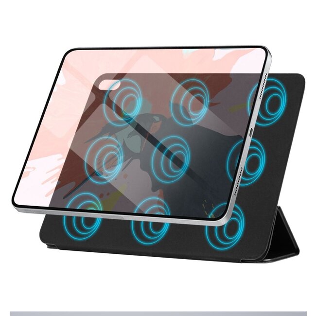 WIWU - iPad Pro 11 (2018) hoes - PU Leren Tri-Fold Book Case - Zwart