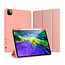 iPad Pro 12.9 (2020) hoes - Dux Ducis Domo Lite Book Case met stylus pen houder - Roze