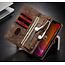 CaseMe - iPhone 11 Pro hoesje - 2 in 1 Wallet Book Case - Bruin