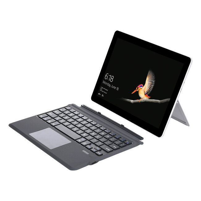 Microsoft Surface Go 2 / Go - Bluetooth Toetsenbord Cover - Met touchpad - Zwart