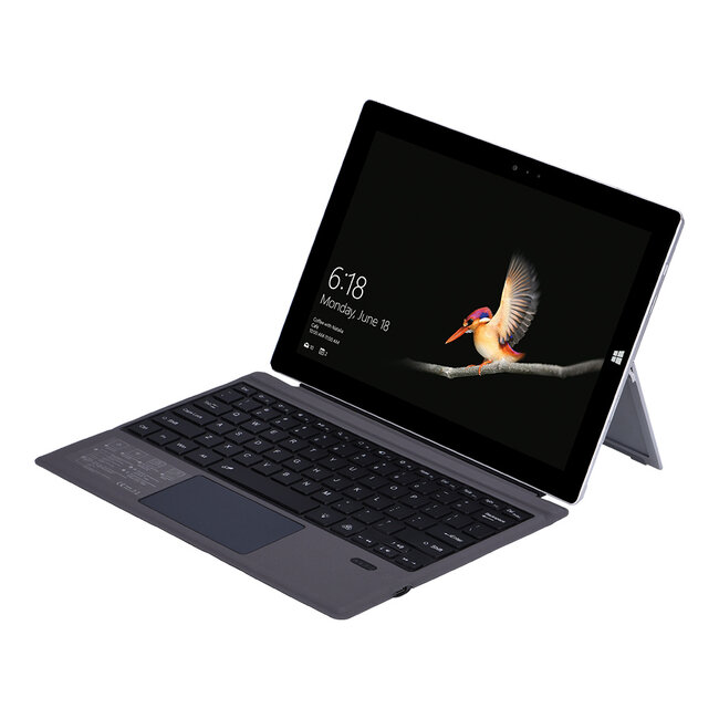 Microsoft Surface Pro 3/4/5/6/7 - Bluetooth Toetsenbord Cover - QWERTY - Met touchpad en toetsenbord verlichting - Zwart