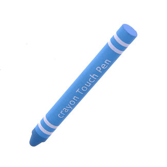 Case2go Kids Stylus Pen - Stylus pen voor kinderen - Soft Touch - Smartphone & Tablet pen - Blauw