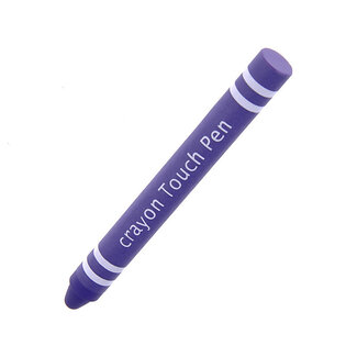 Case2go Kids Stylus Pen - Stylus pen voor kinderen - Soft Touch - Smartphone & Tablet pen - Paars