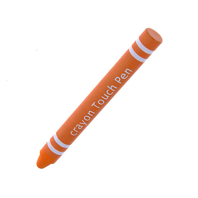 Kids Stylus Pen - Stylus pen voor kinderen - Soft Touch - Smartphone & Tablet pen - Oranje