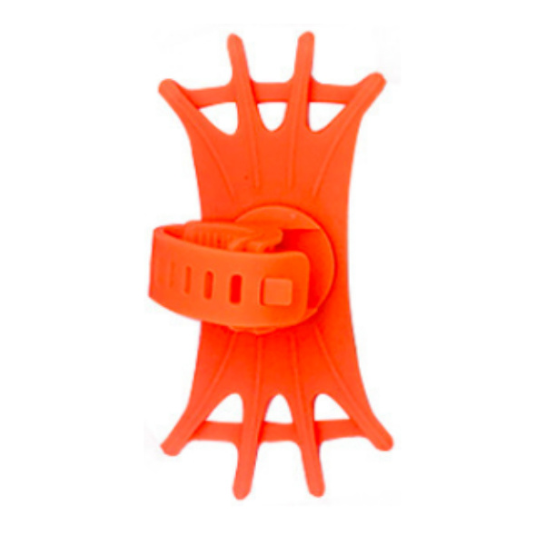 Universele Draaibare Telefoonhouder Fiets - 4 tot 6.5 inch - Oranje afbeelding
