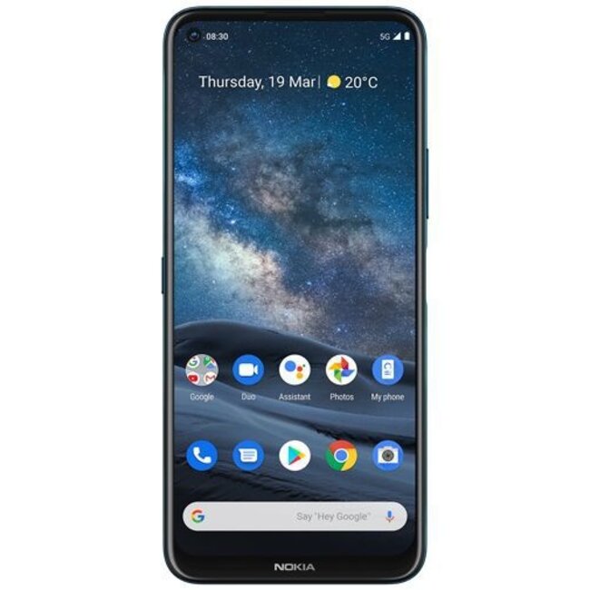 Nokia 8.3 screenprotector - Tempered glass Screenprotector - Case-Friendly