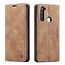 CaseMe - Xiaomi Redmi Note 8 hoesje - Wallet Book Case - Magneetsluiting - Licht Bruin