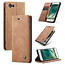 CaseMe CaseMe - iPhone 7/8/SE 2020 hoesje - Wallet Book Case - Magneetsluiting - Bruin