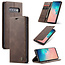 CaseMe CaseMe - Samsung Galaxy S10 5G hoesje - Wallet Book Case - Magneetsluiting - Donker Bruin