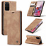 CaseMe - Samsung Galaxy S10 Lite hoesje - Wallet Book Case - Magneetsluiting - Bruin