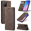 CaseMe CaseMe - Samsung Galaxy S10 Lite hoesje - Wallet Book Case - Magneetsluiting - Donker Bruin