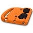 Case2go - Kinderhoes voor de iPad Air 10.5 (2019) hoes - Schokbestendige case met handvat - Sparrow Kids Cover - Oranje