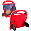 Case2go - Kinderhoes voor de iPad Pro 11 (2018/2020) - Schokbestendige case met handvat - Sparrow Kids Cover - Rood