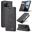 CaseMe - Samsung Galaxy A21s hoesje - Wallet Book Case - Magneetsluiting - Zwart
