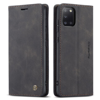 CaseMe CaseMe - Samsung Galaxy A31 hoesje - Wallet Book Case - Magneetsluiting - Zwart