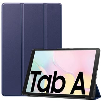 Case2go Samsung Galaxy Tab A7 (2020) hoes - Tri-Fold Book Case - Donker Blauw