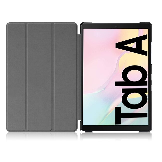 Case2go - Hoes voor de Samsung Galaxy Tab A7 (2020) - Tri-Fold Book Case - Licht Blauw