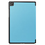 Case2go - Hoes voor de Samsung Galaxy Tab A7 (2020) - Tri-Fold Book Case - Licht Blauw