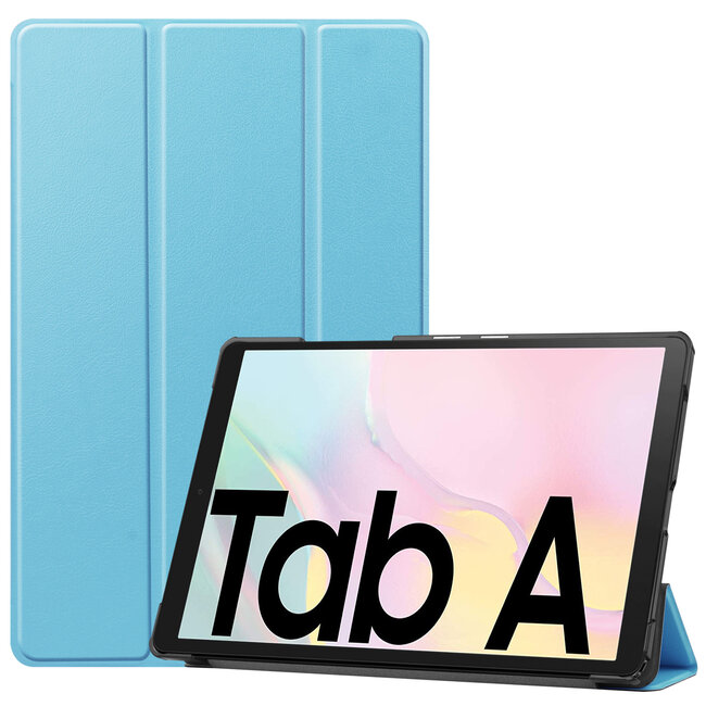 Case2go - Hoes voor de Samsung Galaxy Tab A7 (2020) - Tri-Fold Book Case - Licht Blauw