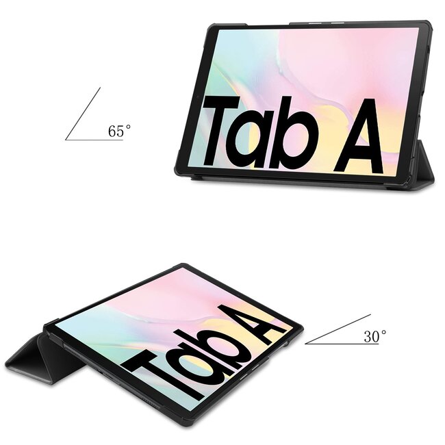 Case2go - Hoes voor de Samsung Galaxy Tab A7 (2020) - Tri-Fold Book Case - Grijs