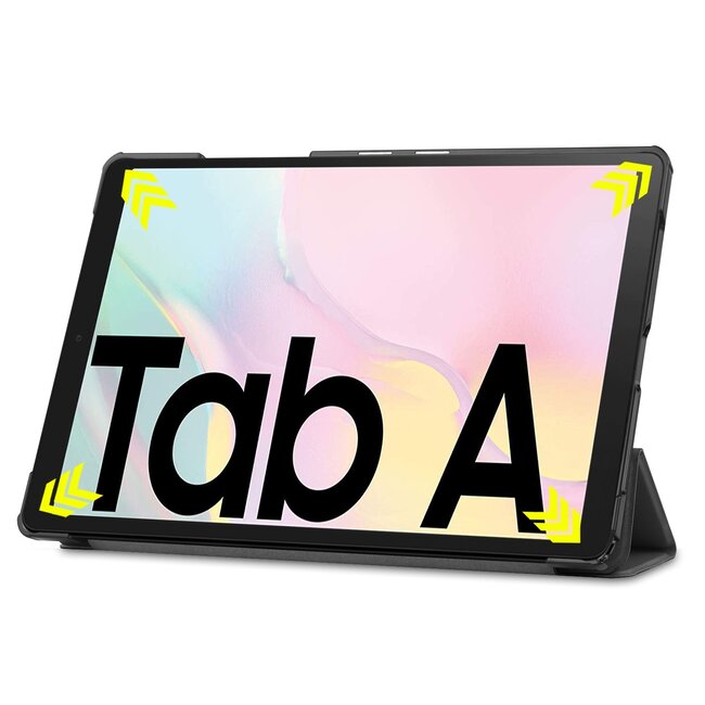 Case2go - Hoes voor de Samsung Galaxy Tab A7 (2020) - Tri-Fold Book Case - Grijs