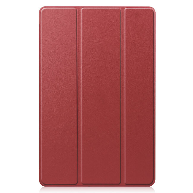 Case2go - Hoes voor de Samsung Galaxy Tab A7 (2020) - Tri-Fold Book Case - Donker Rood