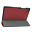 Case2go - Hoes voor de Samsung Galaxy Tab A7 (2020) - Tri-Fold Book Case - Donker Rood