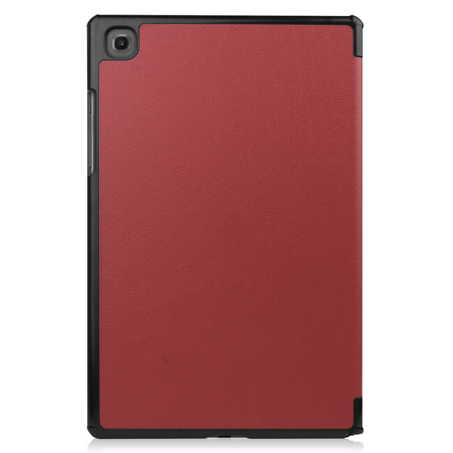 Case2go - Hoes voor de Samsung Galaxy Tab A7 (2020) - Tri-Fold Book Case - Donker Rood