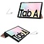 Case2go - Hoes voor de Samsung Galaxy Tab A7 (2020) - Tri-Fold Book Case - Rosé Goud