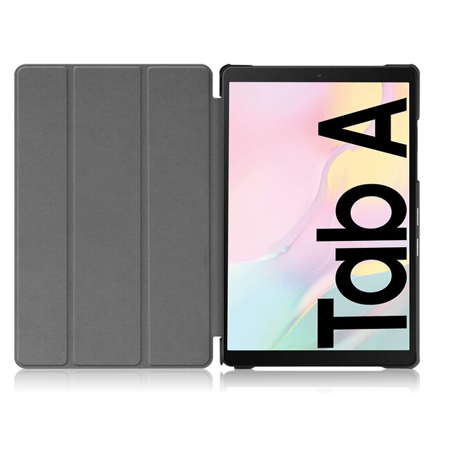Case2go - Hoes voor de Samsung Galaxy Tab A7 (2020) - Tri-Fold Book Case - Rosé Goud
