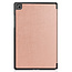 Case2go - Hoes voor de Samsung Galaxy Tab A7 (2020) - Tri-Fold Book Case - Rosé Goud