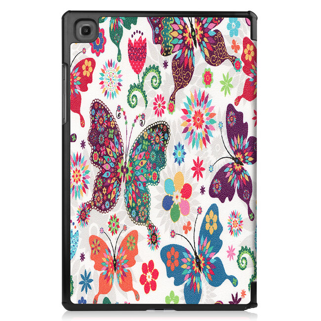 Case2go - Hoes voor de Samsung Galaxy Tab A7 (2020) - Tri-Fold Book Case - Vlinders