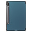 Case2go - Hoes voor de Samsung Galaxy Tab S7 (2020) - Tri-Fold Book Case - Donker Groen