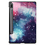 Case2go - Hoes voor de Samsung Galaxy Tab S7 (2020) - Tri-Fold Book Case - Galaxy