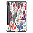 Case2go - Hoes voor de Samsung Galaxy Tab S7 (2020) - Tri-Fold Book Case - Vlinders