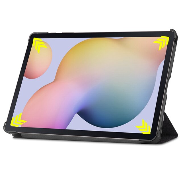 Case2go - Hoes voor de Samsung Galaxy Tab S7 (2020) - Tri-Fold Book Case - Don't Touch Me