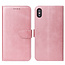 Case2go - Hoesje geschikt voor iPhone Xs Max - Wallet Book Case -  Ruimte voor 3 pasjes - Rosé Goud