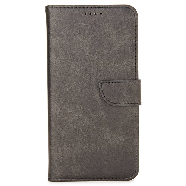 Case2go - Hoesje geschikt voor Samsung Galaxy A11 - Wallet Book Case -  Ruimte voor 3 pasjes - Zwart