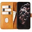 Case2go - Hoesje geschikt voor Samsung Galaxy A51 5G - Wallet Book Case -  Ruimte voor 3 pasjes - Licht Bruin