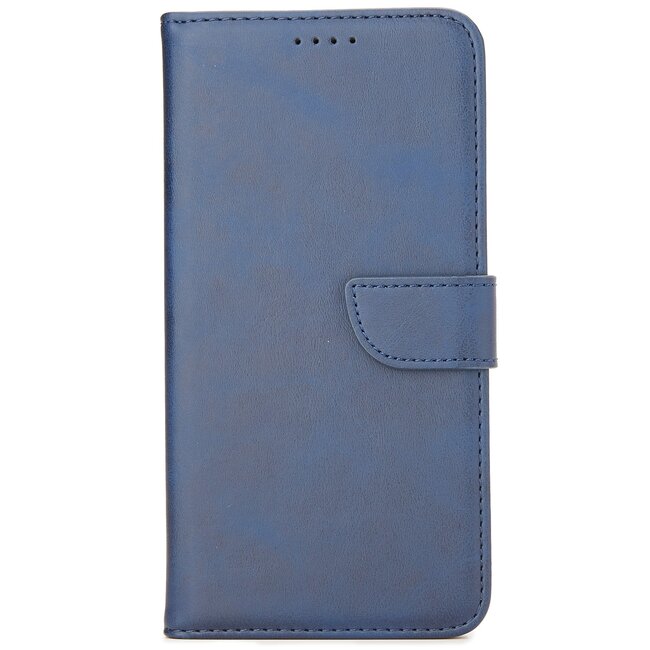 Case2go - Hoesje geschikt voor Samsung Galaxy A71 5G - Wallet Book Case -  Ruimte voor 3 pasjes - Donker Blauw